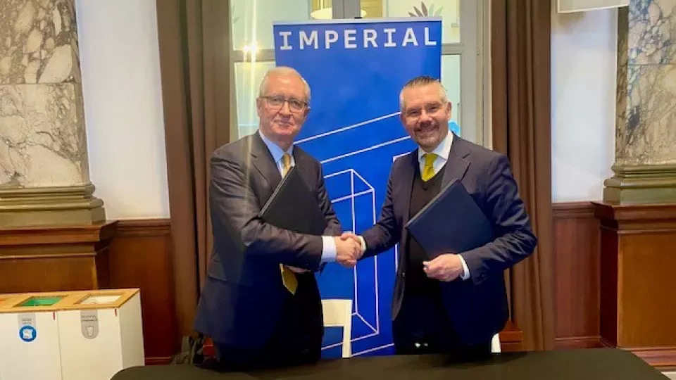 Hugh Brady, President, Imperial College London and Erik Renström, Vice Chancellor of Lund University.